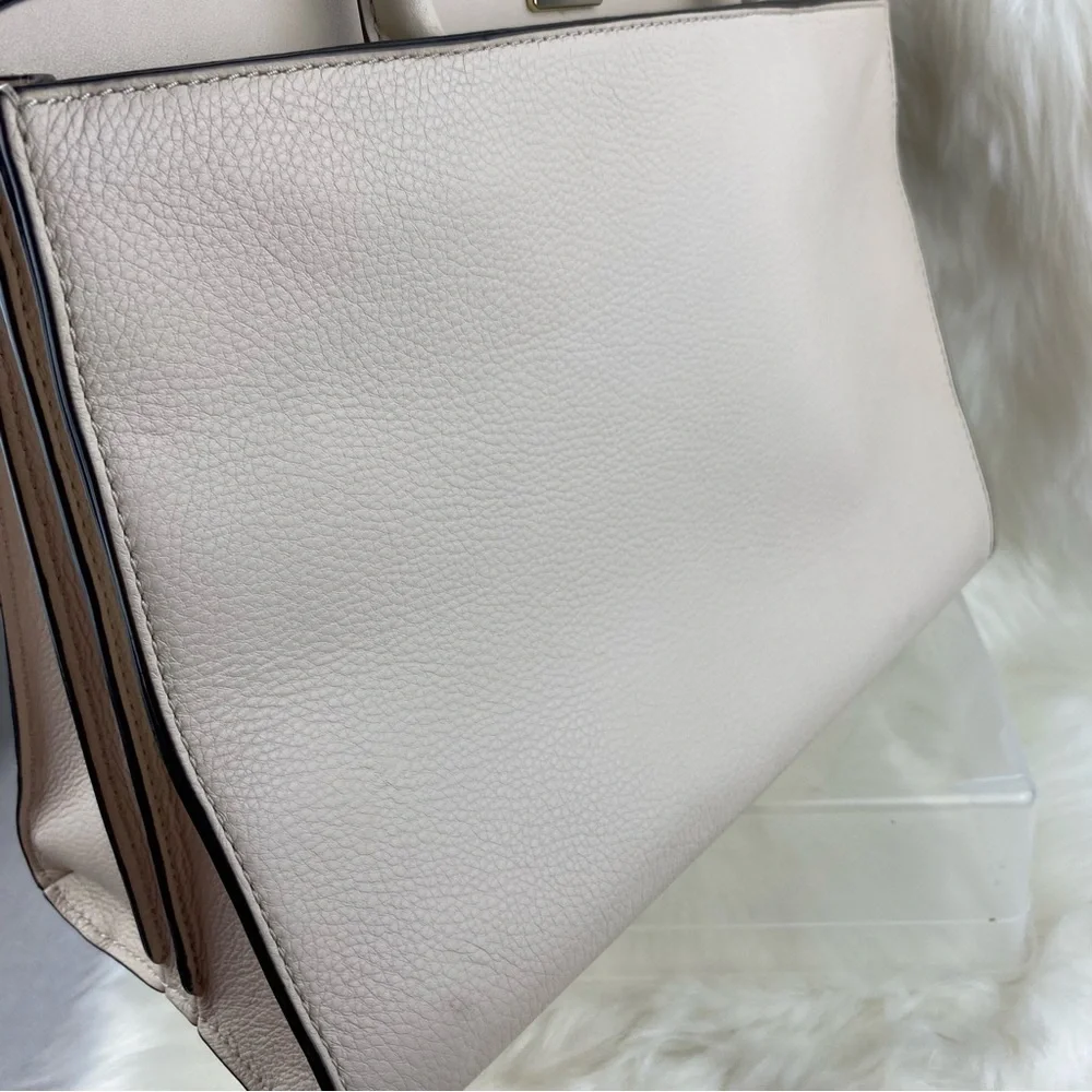 KATE SPADE SET LEATHER TERRACED PLACE SATCHEL BAG WITH WALLET